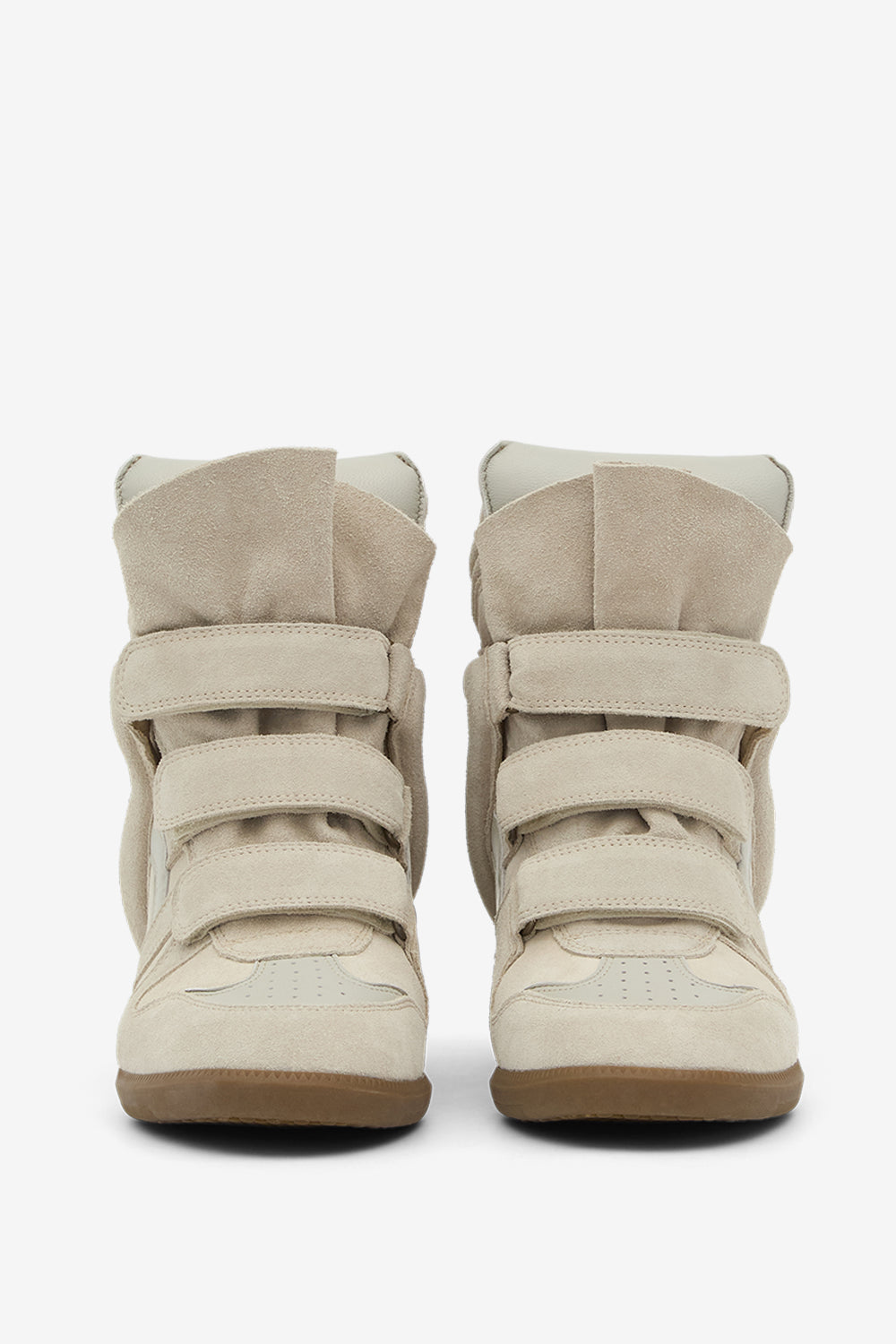 Sneakers bekett con zeppa in pelle - Ecru - Woman - 4