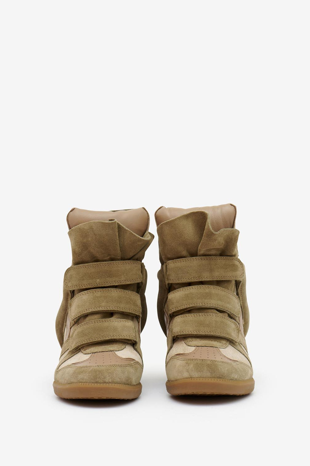 Sneakers bekett con zeppa in pelle - Taupe - Woman - 4