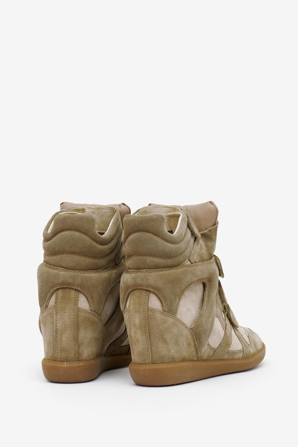 Sneakers bekett con zeppa in pelle - Taupe - Woman - 2