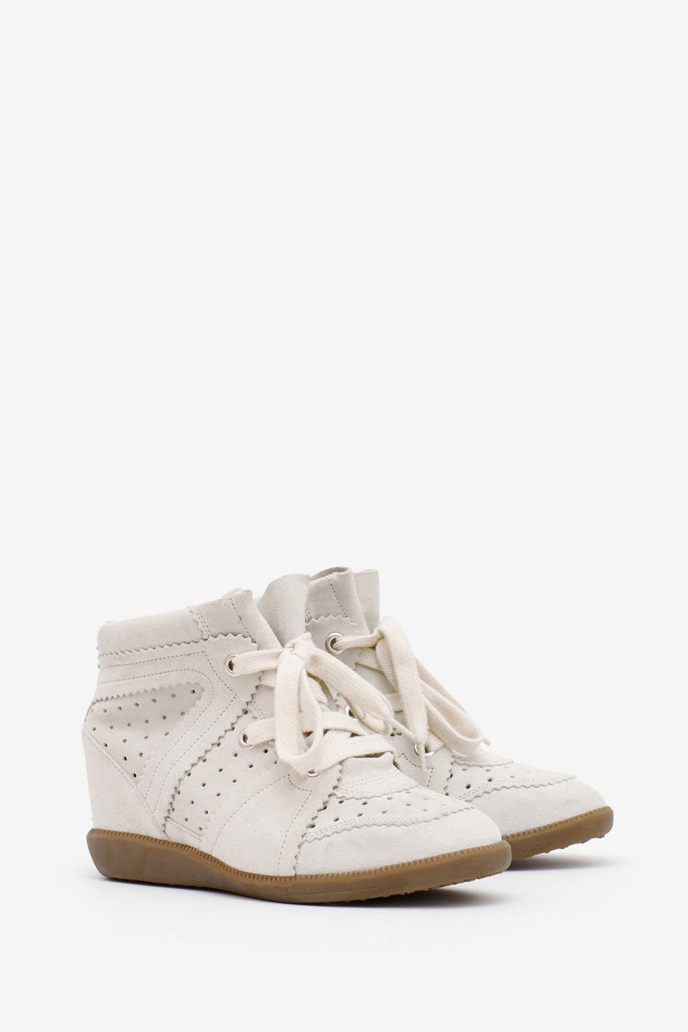 Bobby wedge sneakers - Chalk - Woman - 3