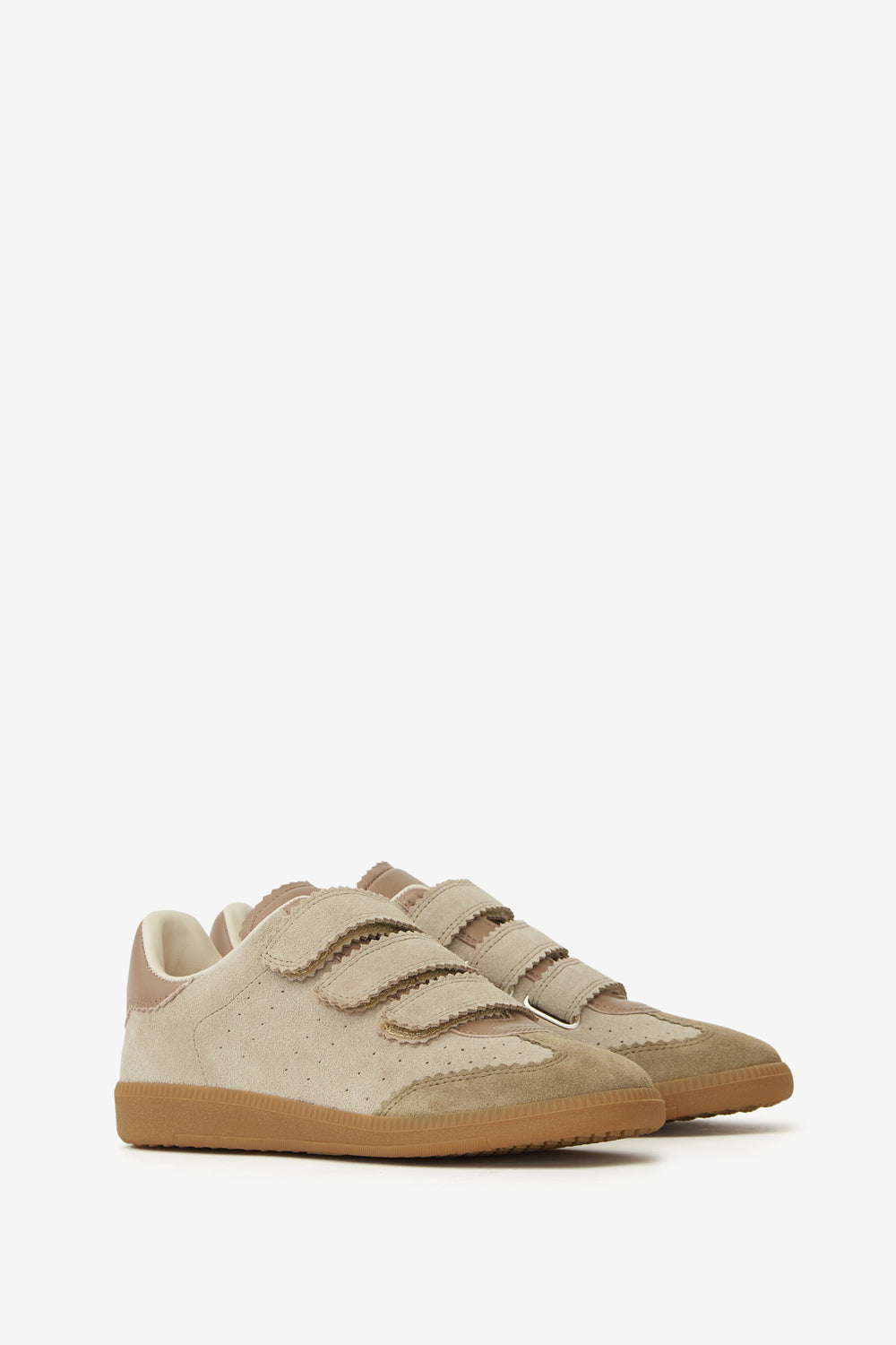 Beth low-top leather sneakers - Taupe - Woman - 3
