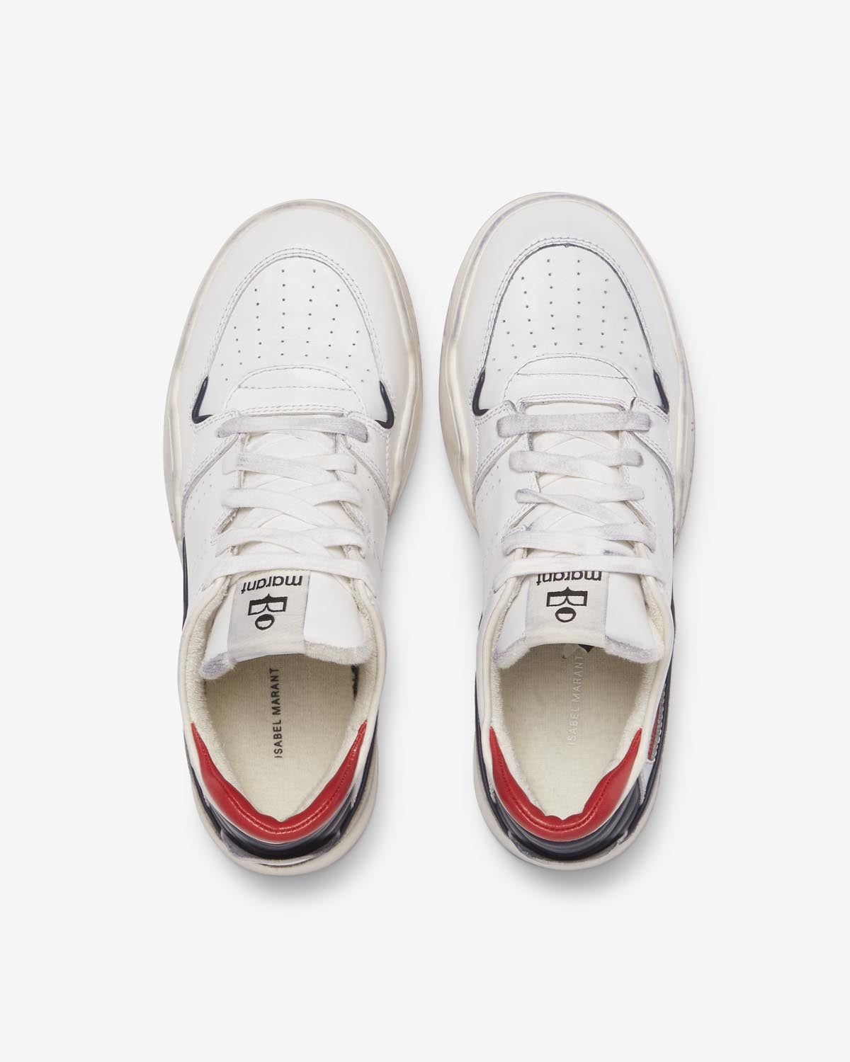 Emreeh leather low-top sneakers - Blue - Woman - 3