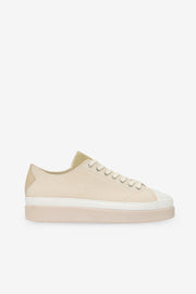 Flatform-sneakers austen low aus canvas - Naturfarben - Woman