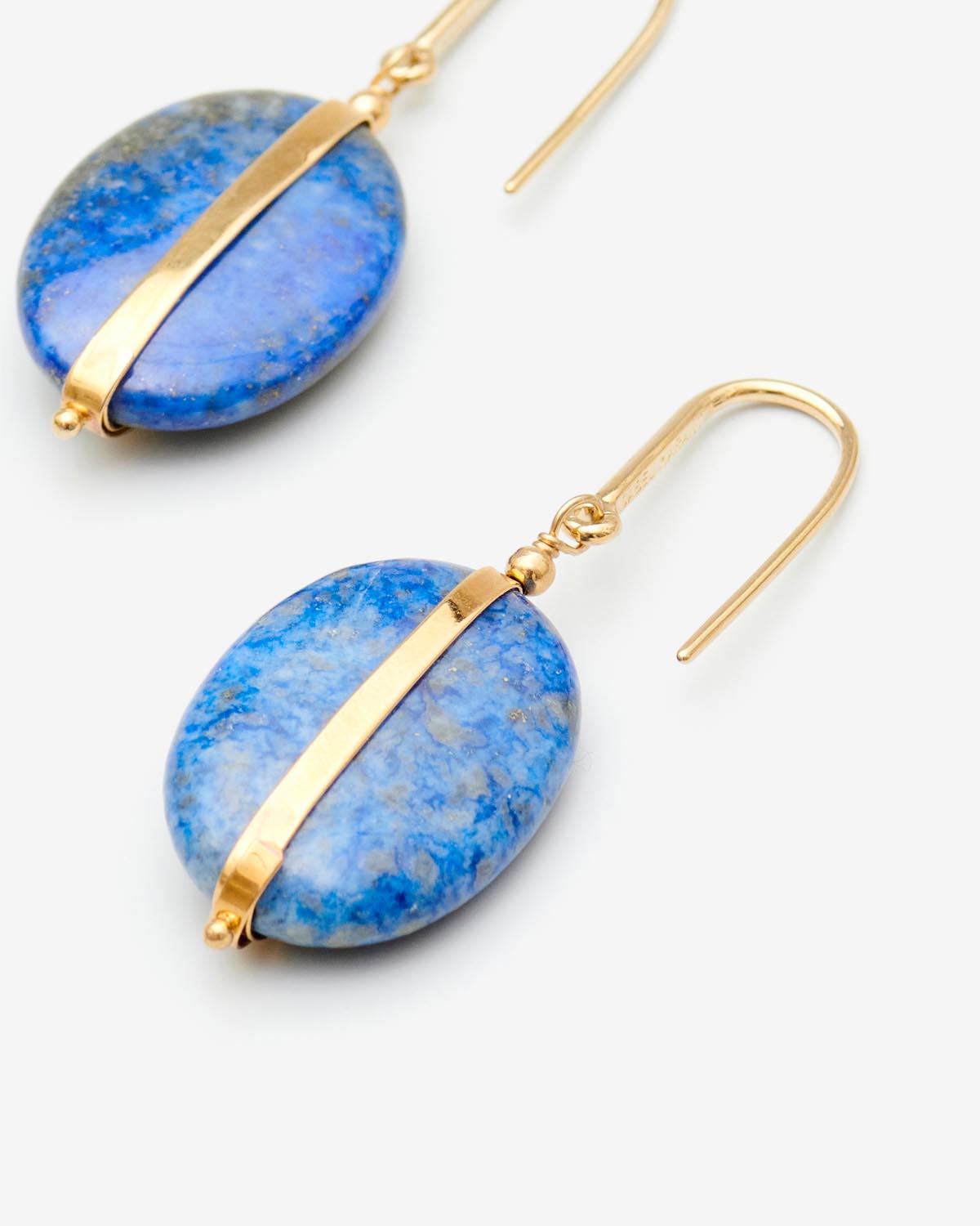 Stones earrings Woman Azul marino 1