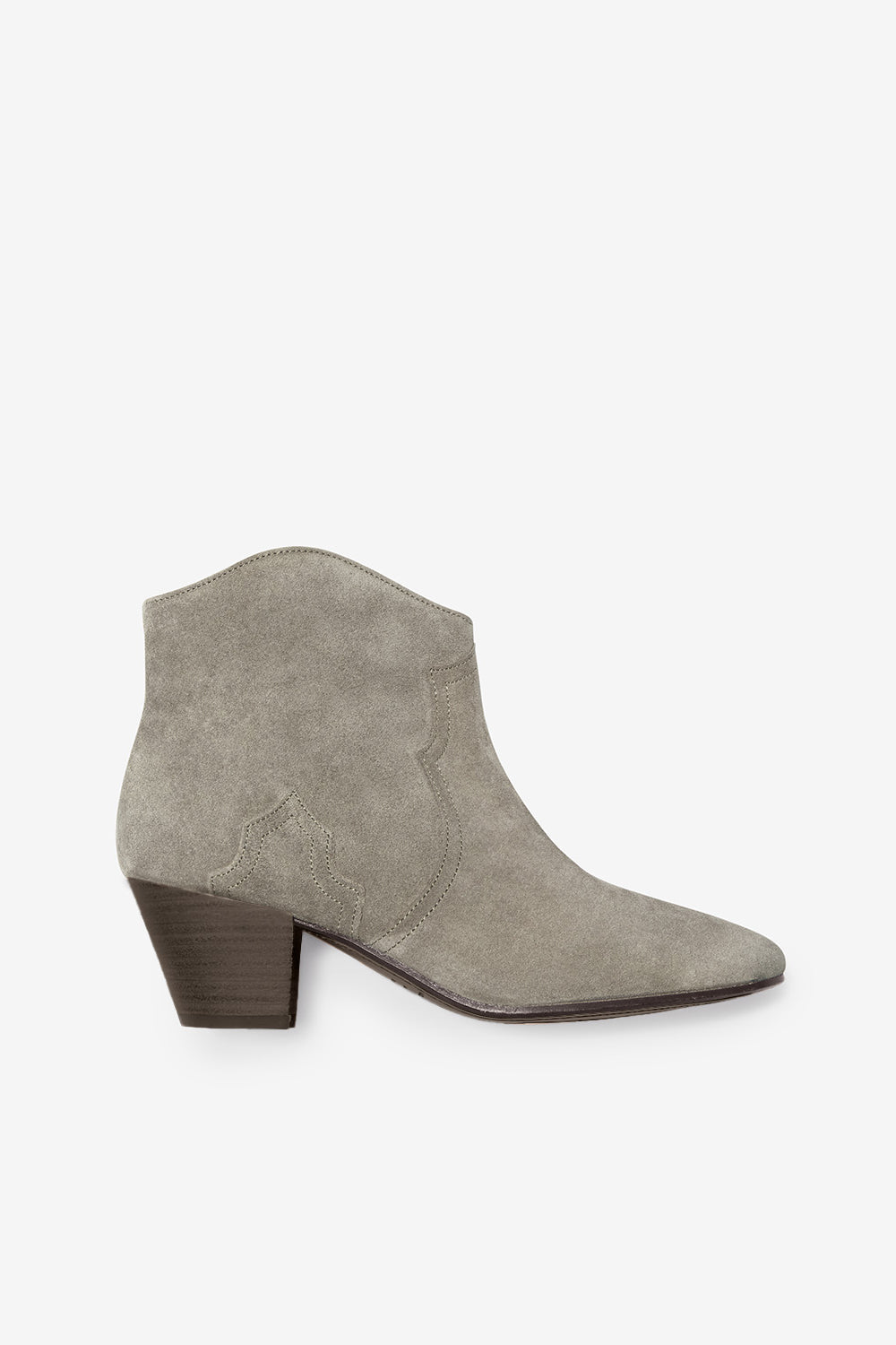 Botas bajas de piel de becerro dicker - Taupe - Woman - 1