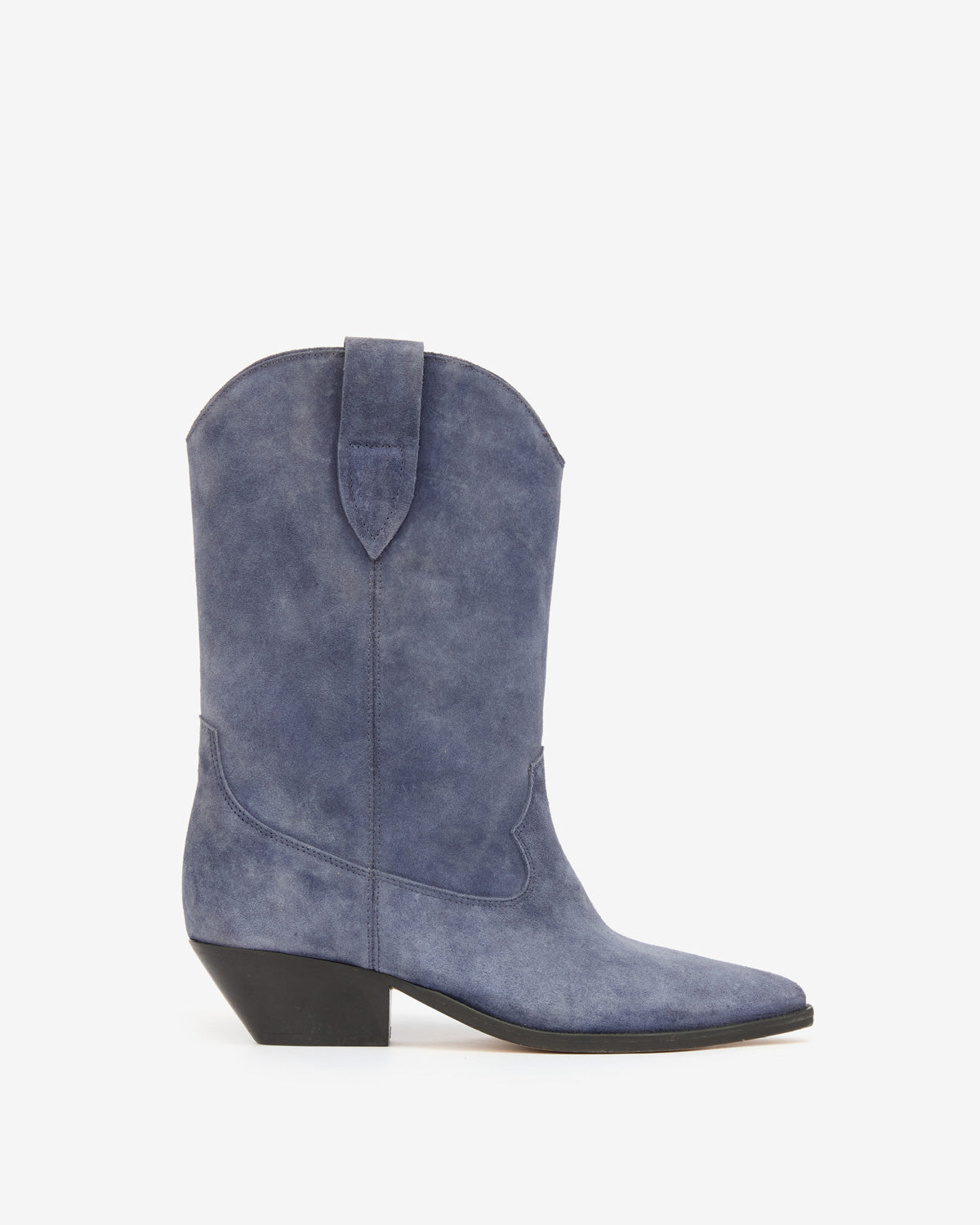Bottes santiag duerto en cuir de veau velours - Ombre blue - Woman - 1