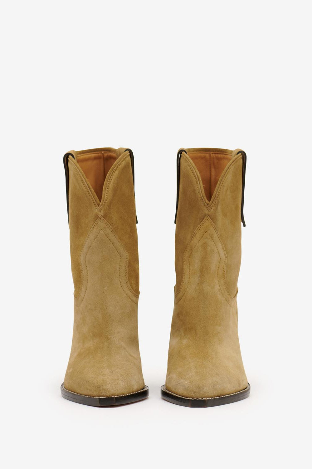 Leyane high-heeled cowboy boots - Taupe - Woman - 4