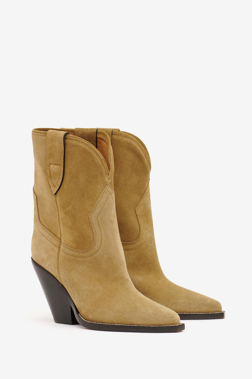Leyane high-heeled cowboy boots - Taupe - Woman - 3