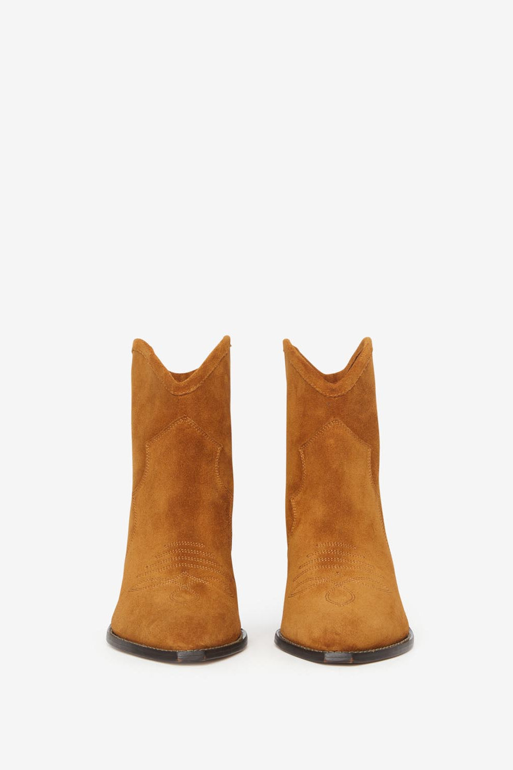 Boots santiag à talons darizo - Cognac - Woman - 4