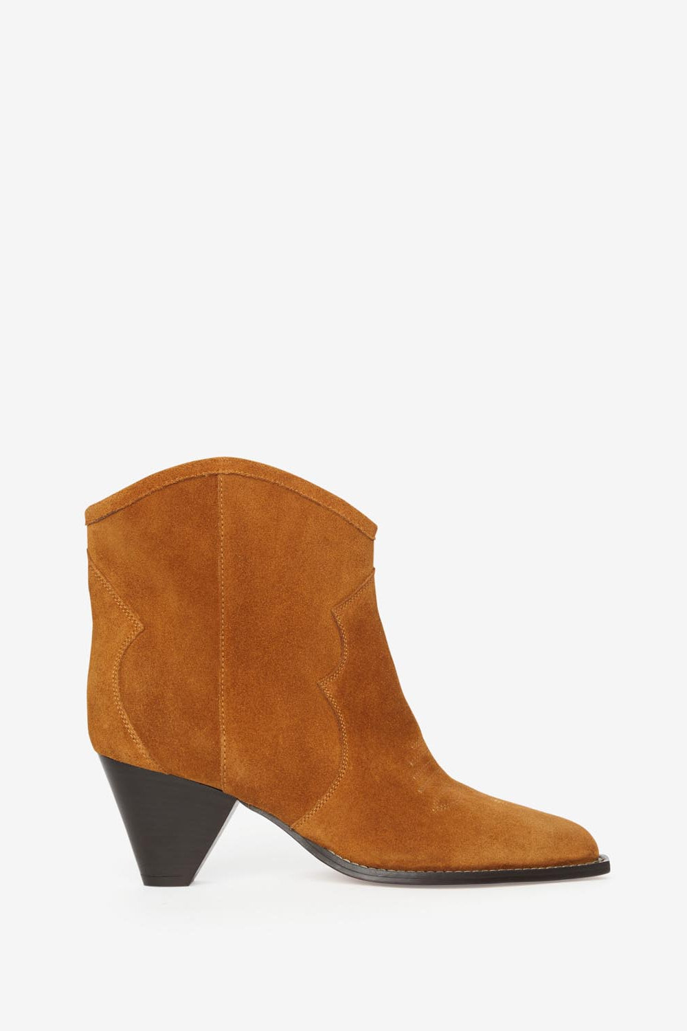 Boots santiag à talons darizo - Cognac - Woman - 1