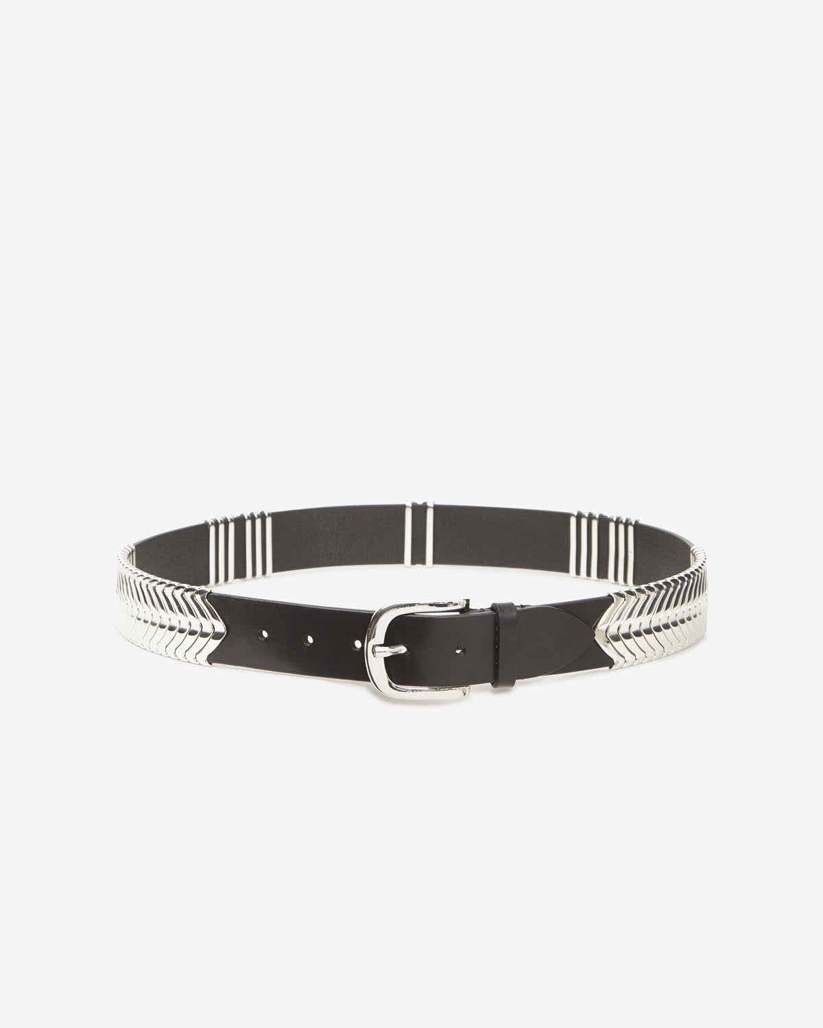 Tehora belt Woman Black and silver 8