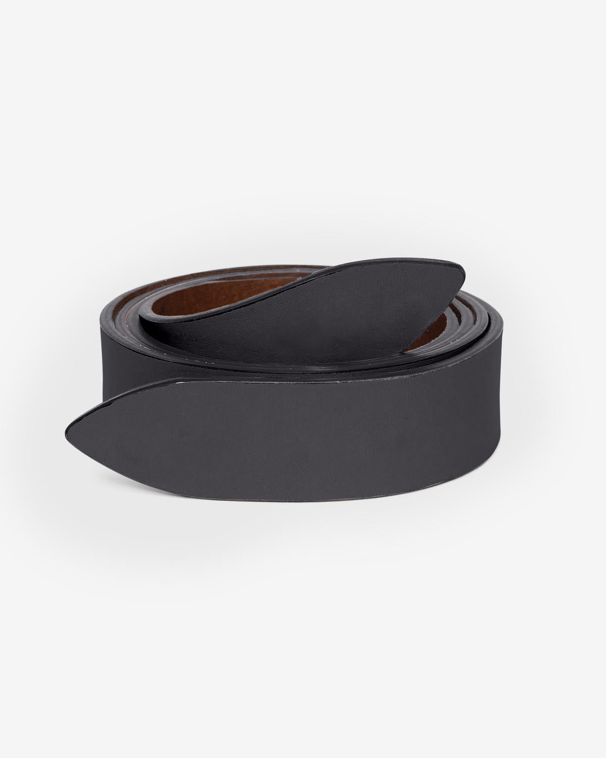 Lecce smooth leather tie belt - Black and natural - Woman - 3