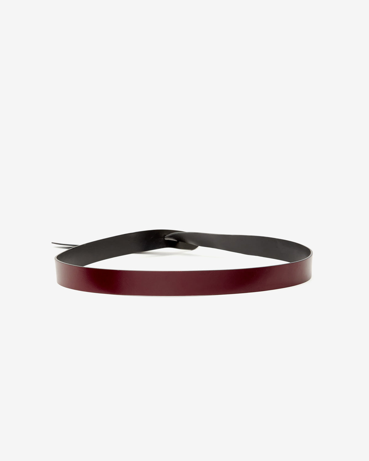 Ceinture lecce Woman Burgundy-black 2