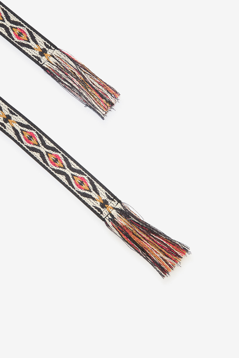 Fascia etki tessuta in jacquard grafico - Black and gold - Woman - 3