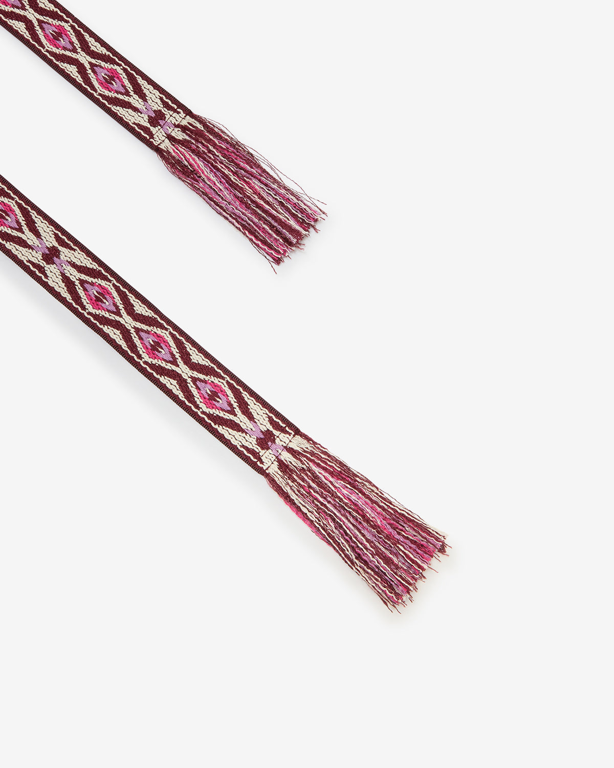 Etki グラフィックジャカード 編み込みベルト - Pink-beige - Woman - 3