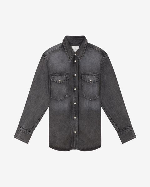 Tahis denim shirt Woman Gray 1