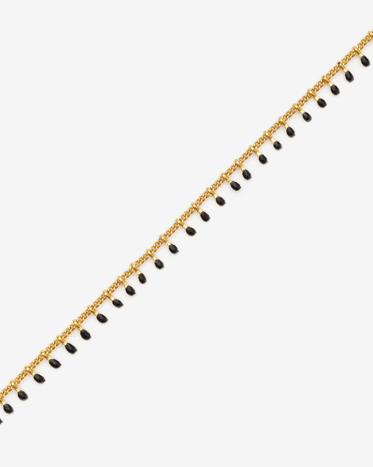 Casablanca tassel necklace - Schwarz - Woman - 2