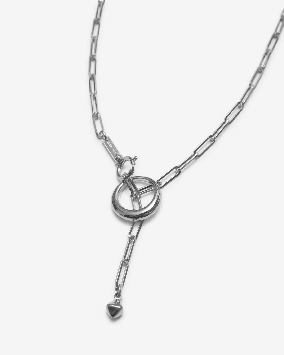 Halskette ring Woman Silber 3
