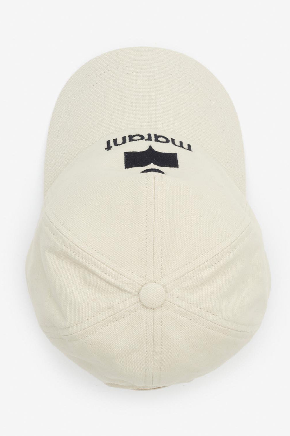 Casquette en toile à logo brodé tyron - Écru et noir - Woman - 3
