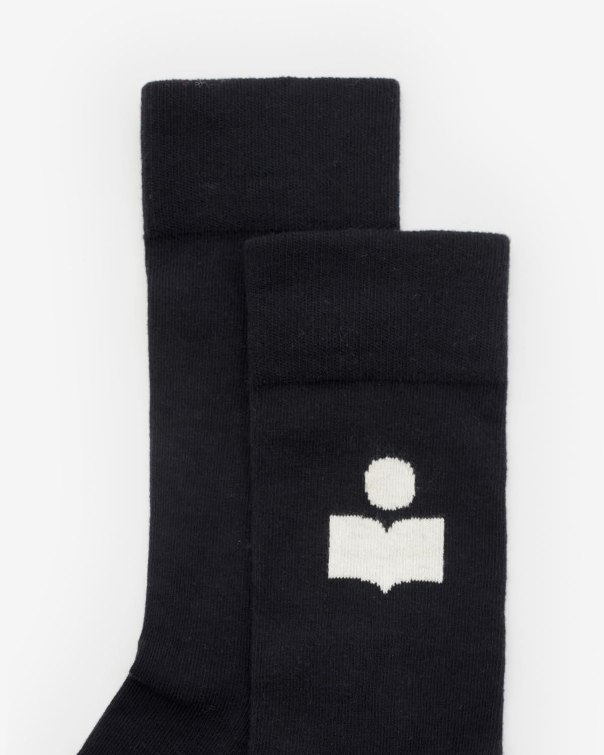 Socken siloki mit logo Woman Schwarz 1