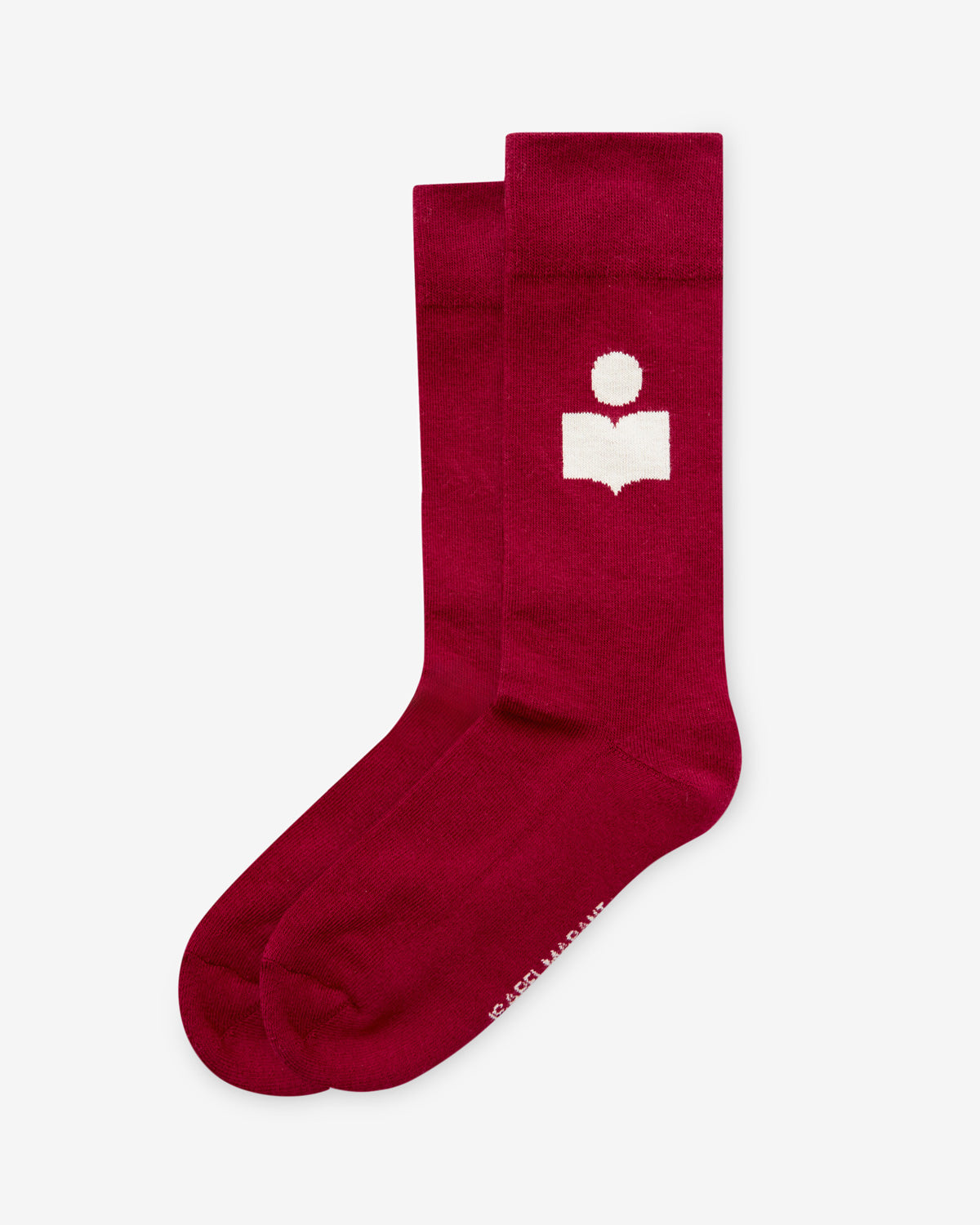 Chaussettes siloki Woman Bordeaux-écru 2