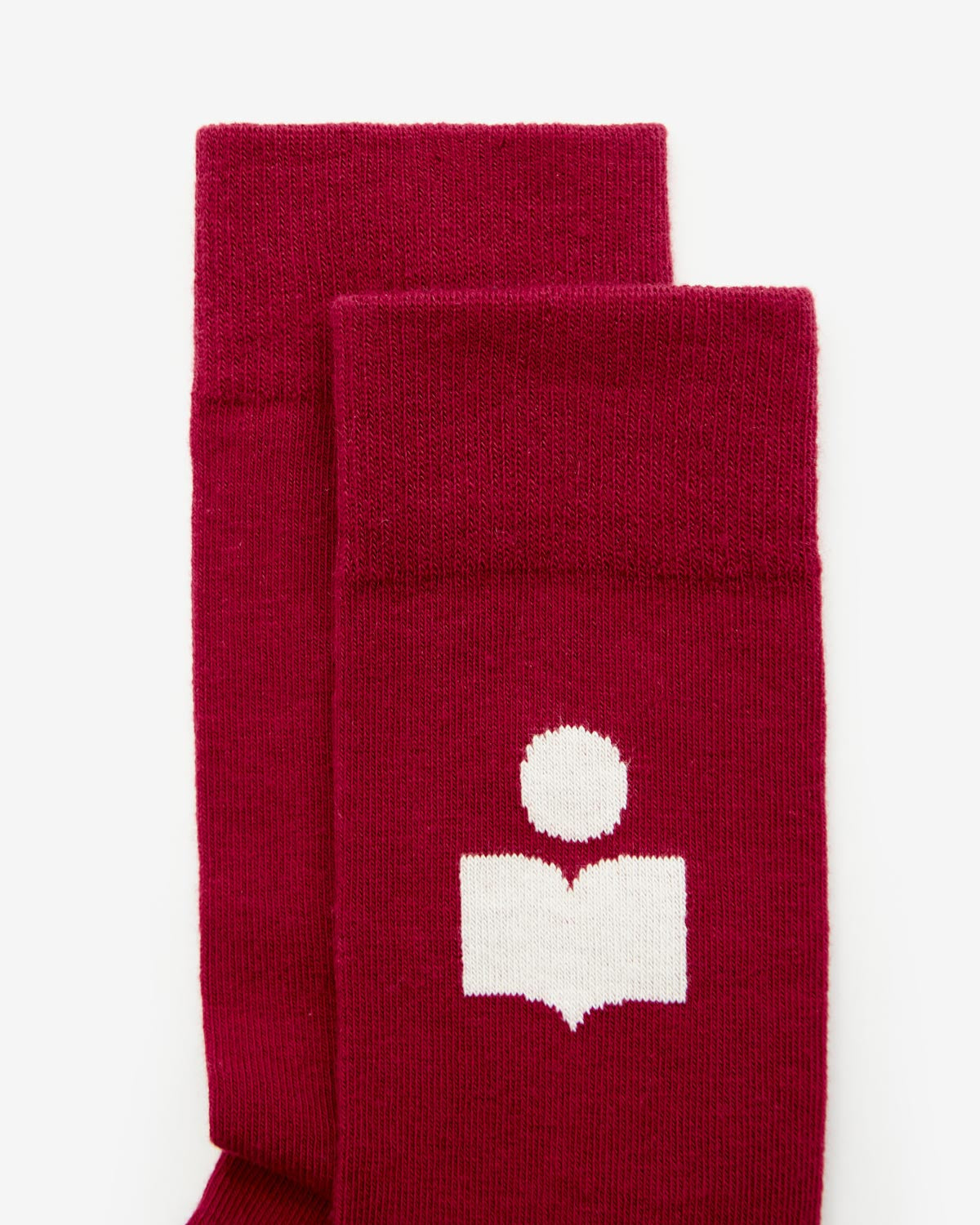 Chaussettes siloki Woman Bordeaux-écru 2