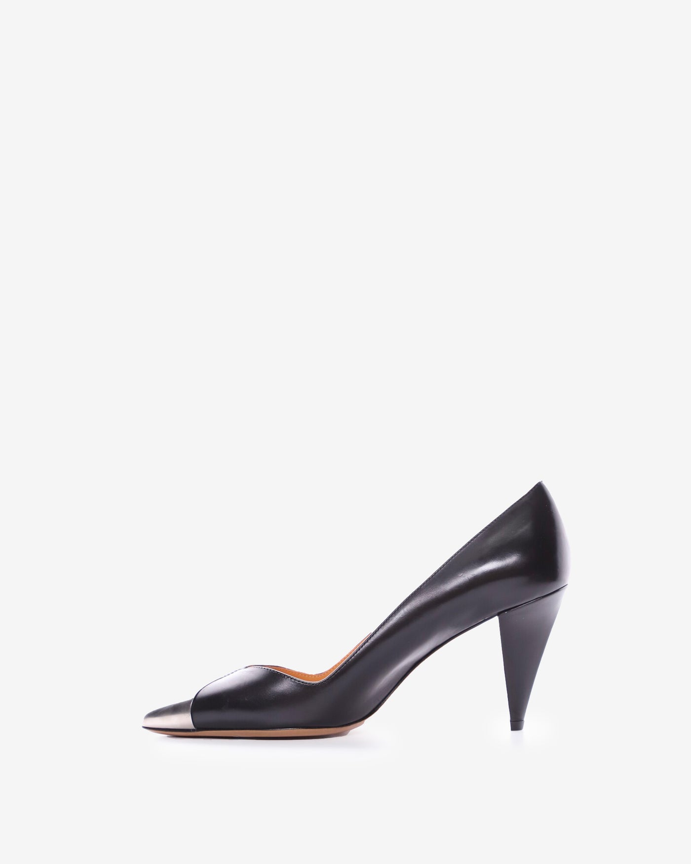 Décolleté palda con punta in metallo - Nero - Woman - 2