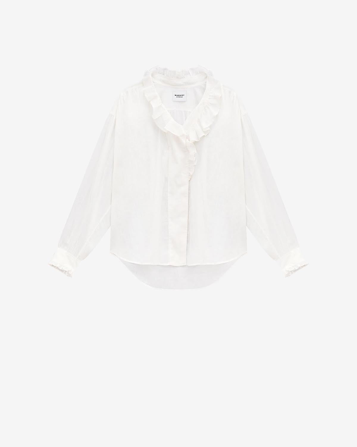 Haut en voile de coton pamias - Blanc - Woman - 9