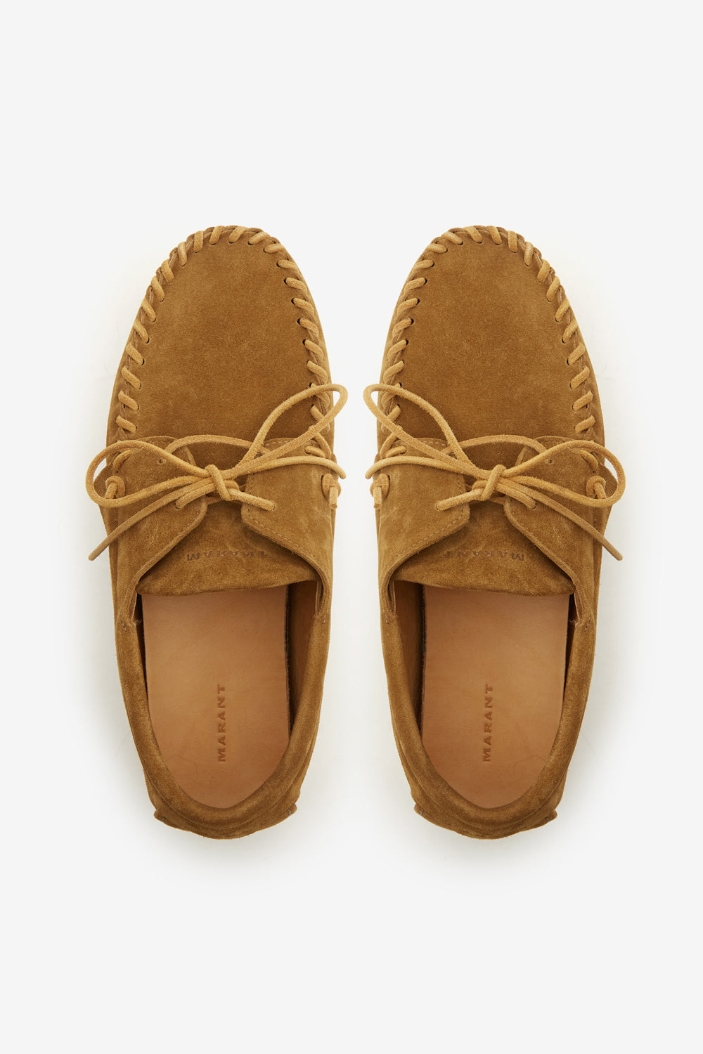 Mocassins fylan en cuir de veau velours - Sepia - Man - 4