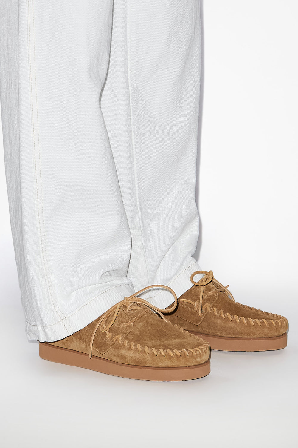 Mocassins fylan en cuir de veau velours - Sepia - Man - 5