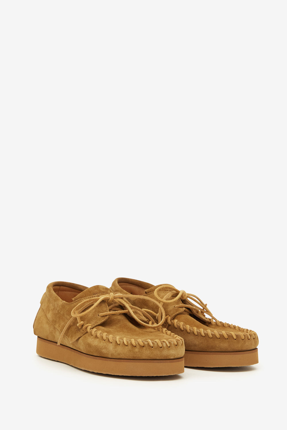 Mocassins fylan en cuir de veau velours - Sepia - Man - 3