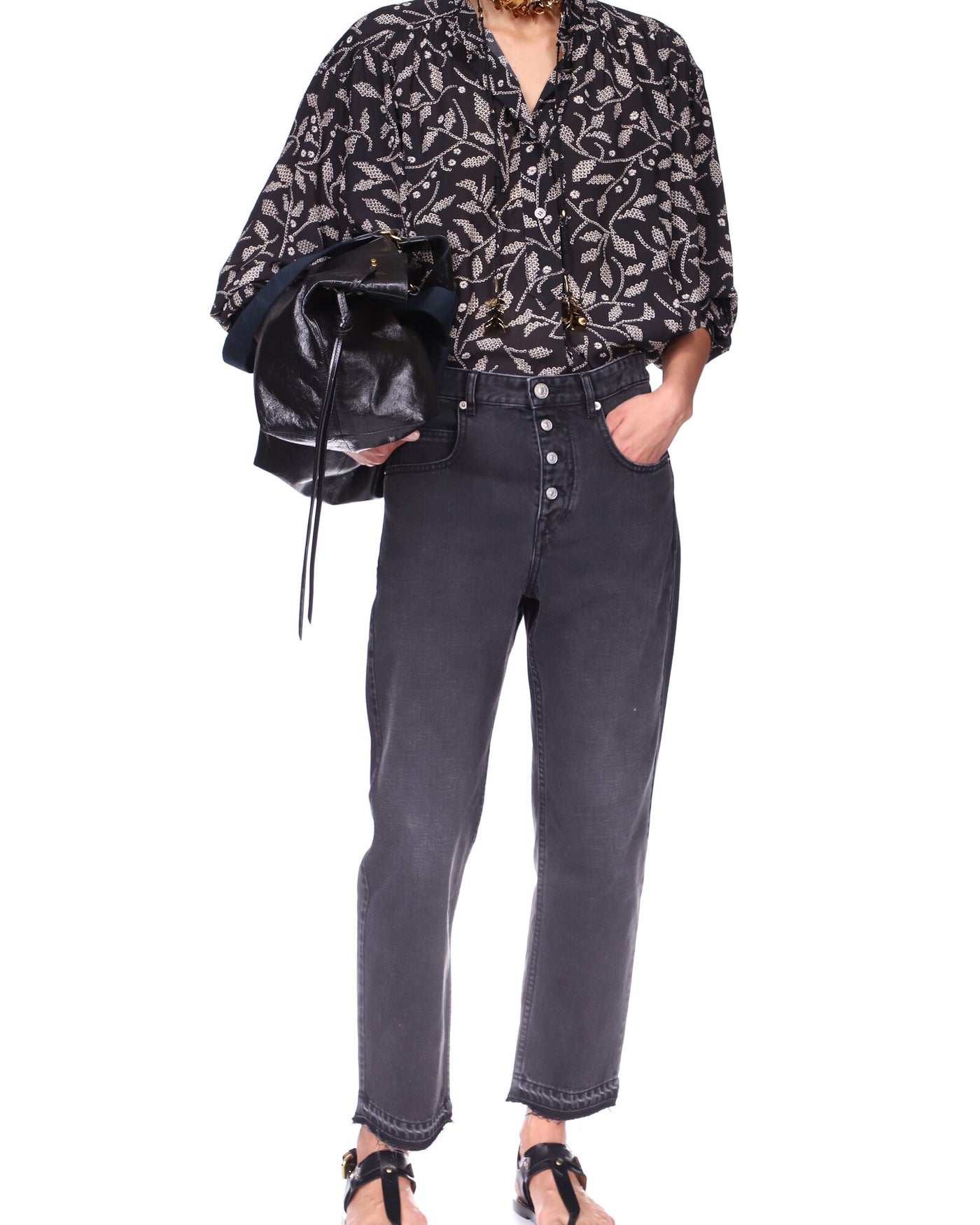 Belden regular jeans - Black - Woman - 2