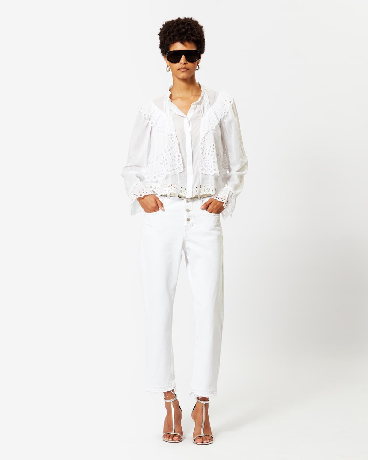 Belden regular jeans - 白 - Woman - 2