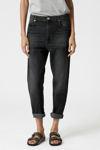 Neaj パンツ - ウォッシュドブラック - Woman - 4