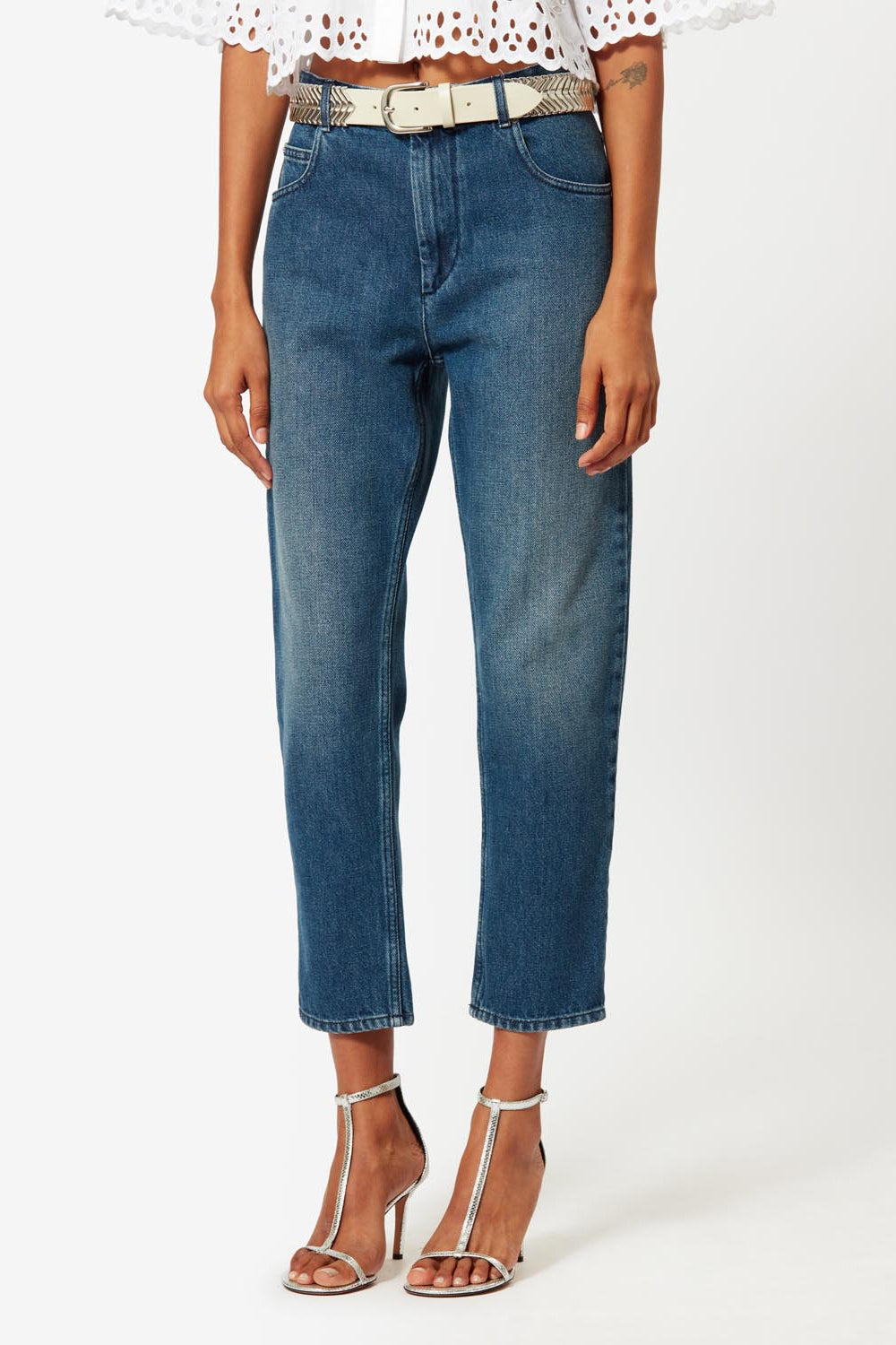 Neasr フィットジーンズ - 青 - Woman - 6