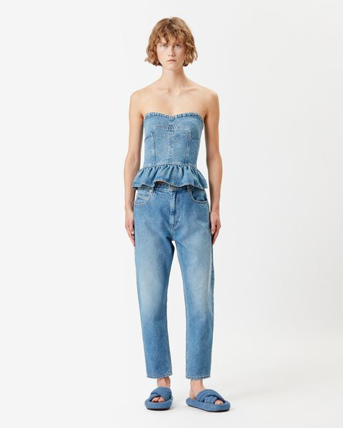 Nea jeans slim-fit Woman Azzurro 2