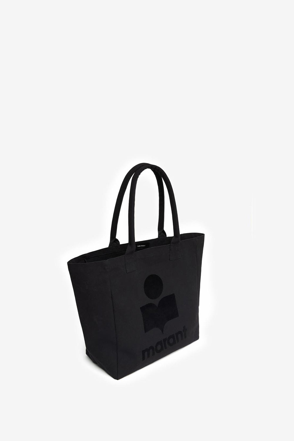 Borsa tote yenky in tela con ricamo - Nero - Woman - 5