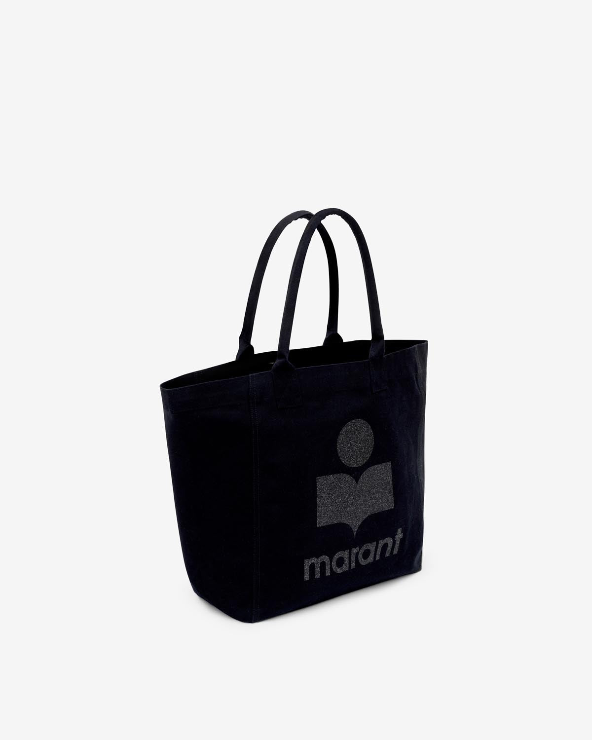Yenky canvas tote bag with embroidered logo - Black - Woman - 5