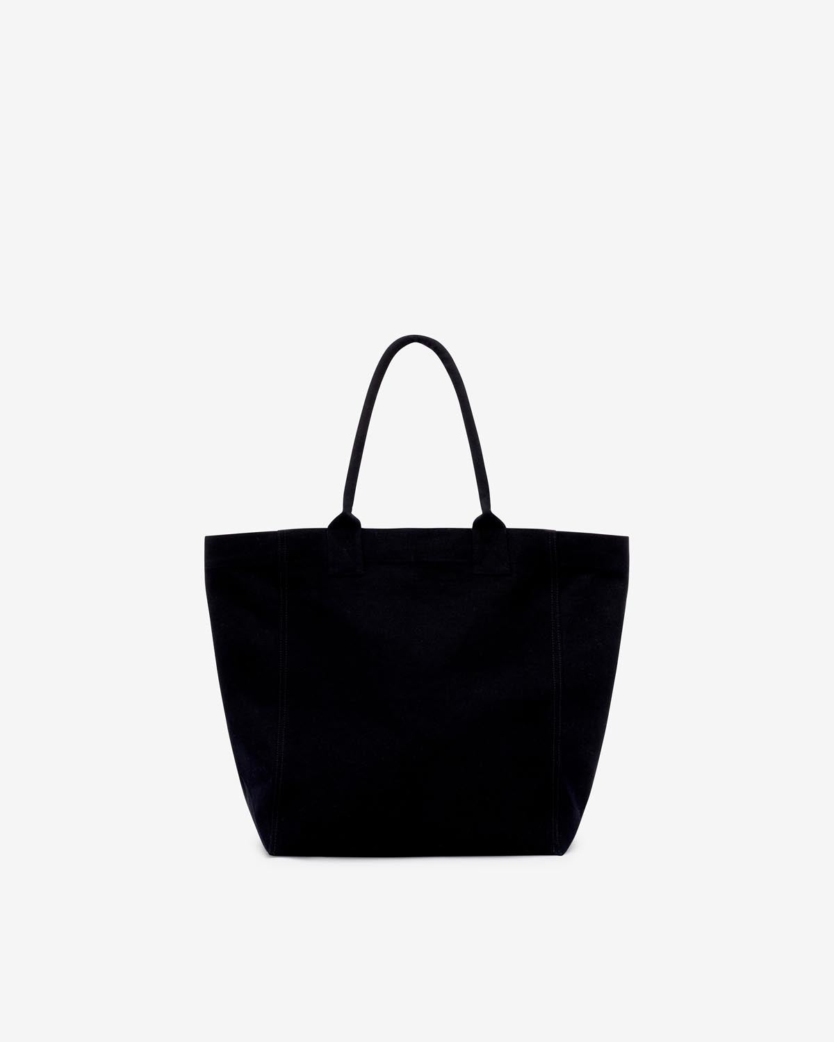 Yenky canvas tote bag with embroidered logo - Black - Woman - 2