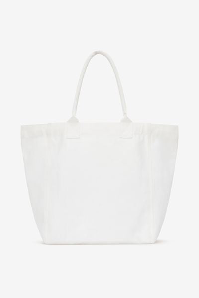 Yenky 글리터 로고 토트백 - 에크루 - Woman - 3