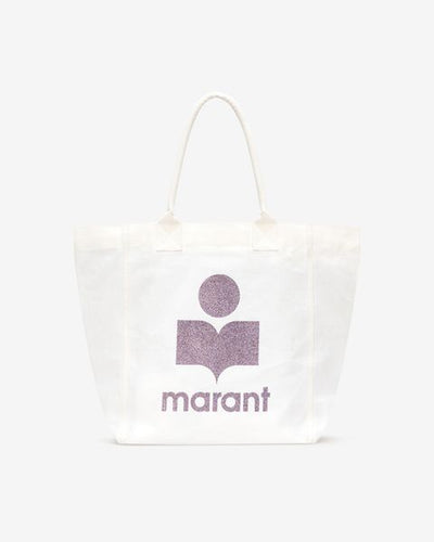 Bolso tote con logotipo yenky de lona - Crudo - Woman - 1