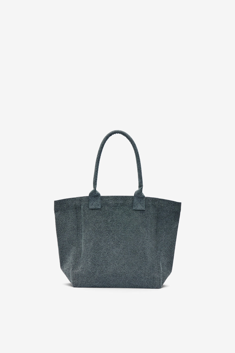 Borsa small yenky in cotone délavé con logo - Nero lavato - Woman - 2