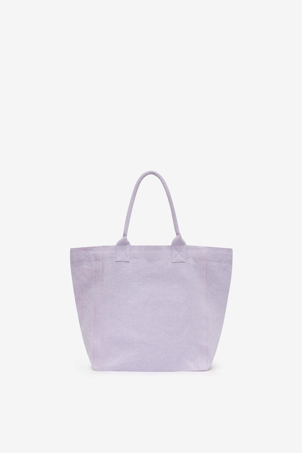 Borsa tote small yenky in cotone con logo - Lilac - Woman - 2