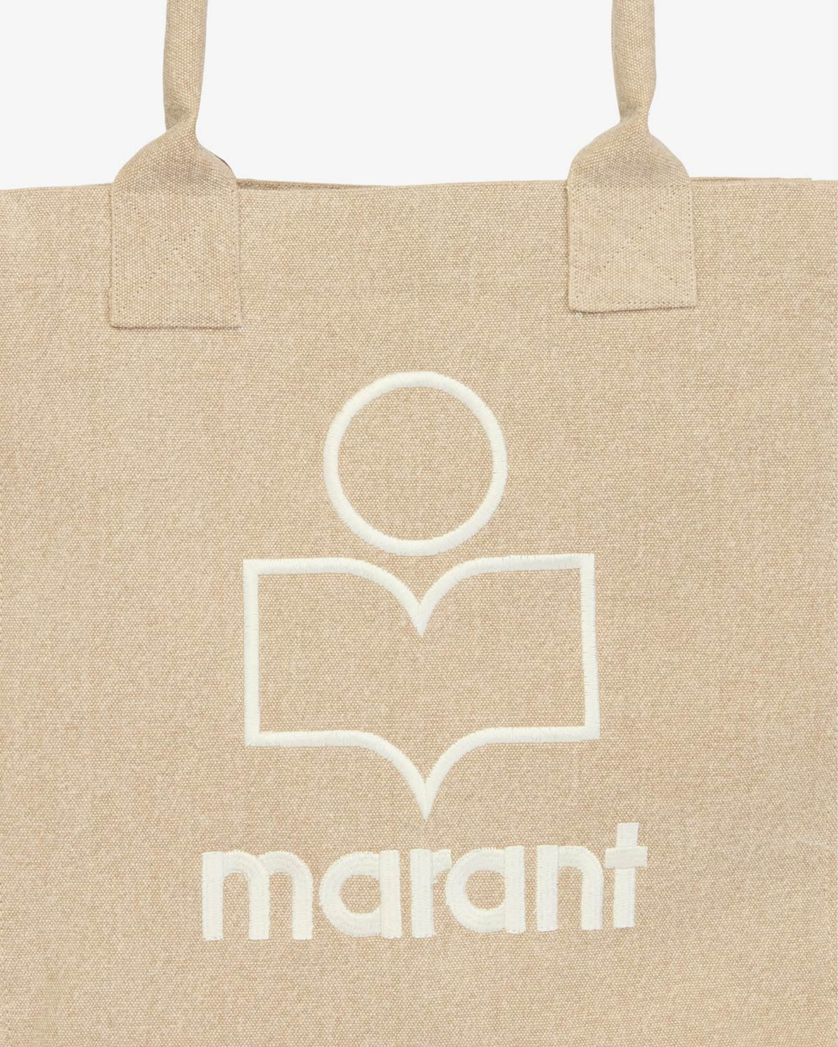 Small yenky faded cotton bag with logo - Beige - Woman - 3
