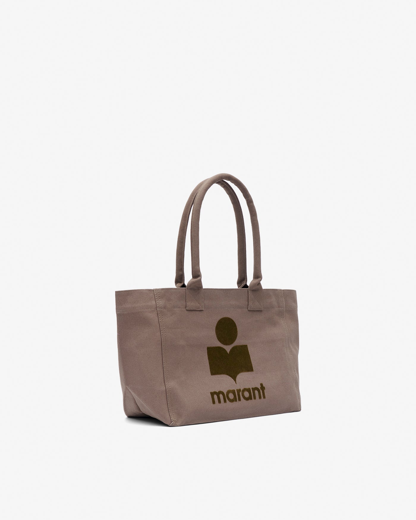 Borsa yenky zipped in cotone délavé con logo - Cachi - Woman - 5