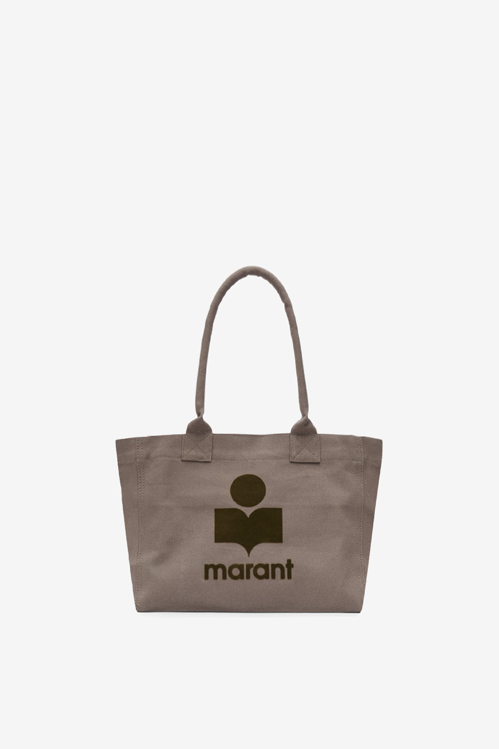 Yenky ファスナー付き ウォッシュドコットン製 ロゴ入り バッグ - カーキ - Woman - 1