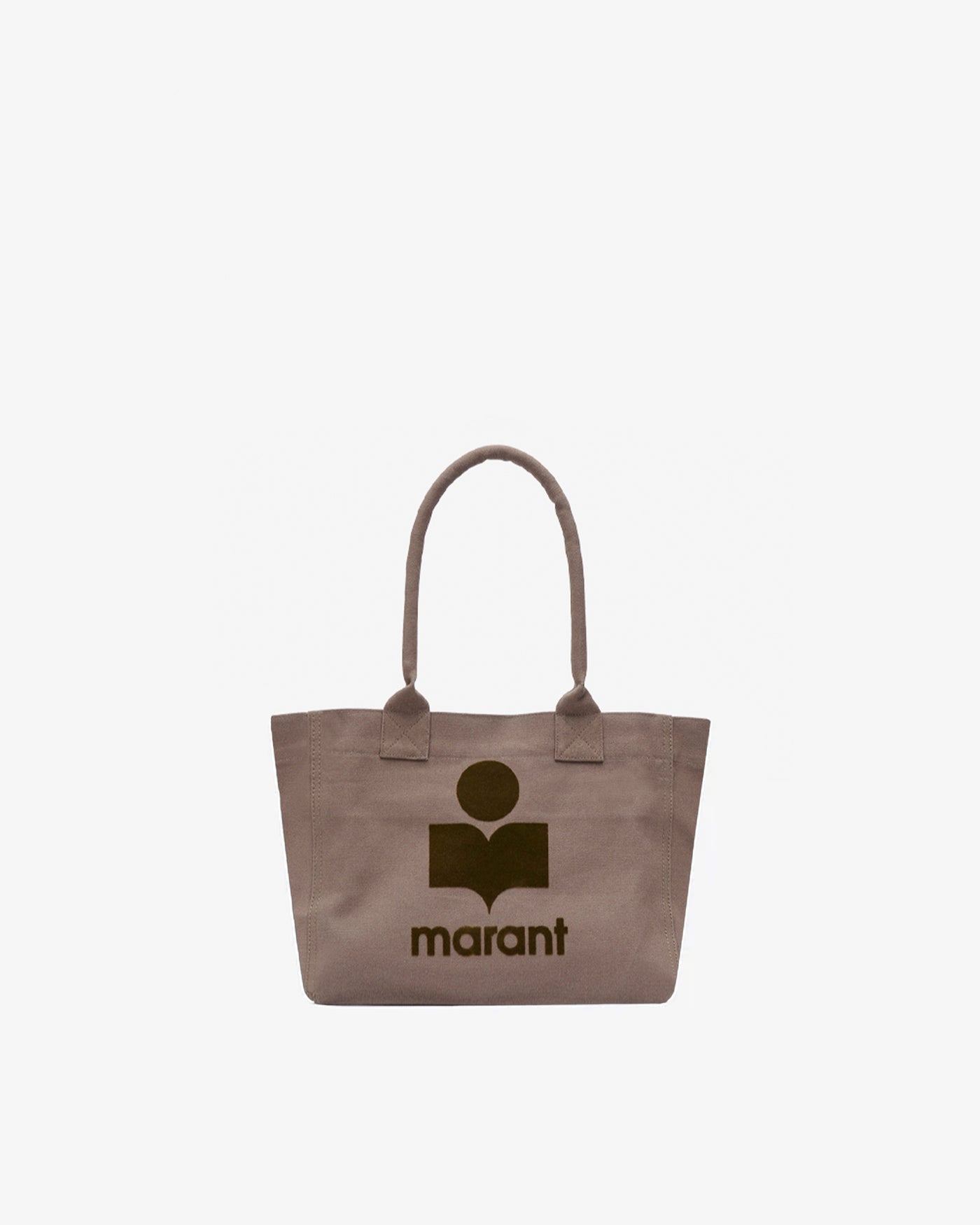 Borsa yenky zipped in cotone délavé con logo - Cachi - Woman - 1