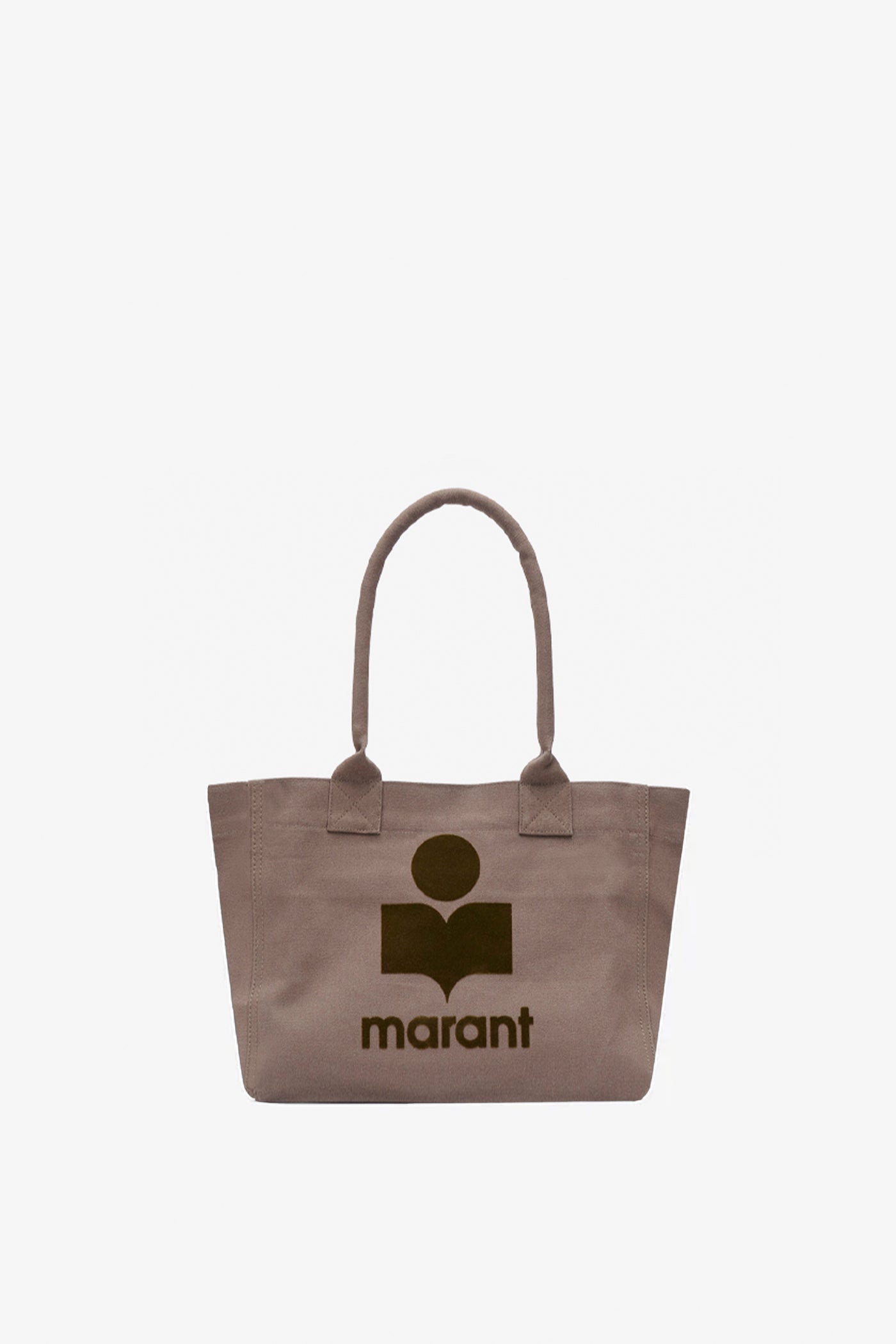 Yenky ファスナー付き ウォッシュドコットン製 ロゴ入り バッグ - カーキ - Woman - 1