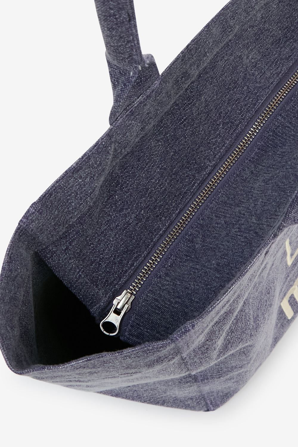 Bolso tote yenky zipped de lona de algodón - Faded purple - Woman - 4