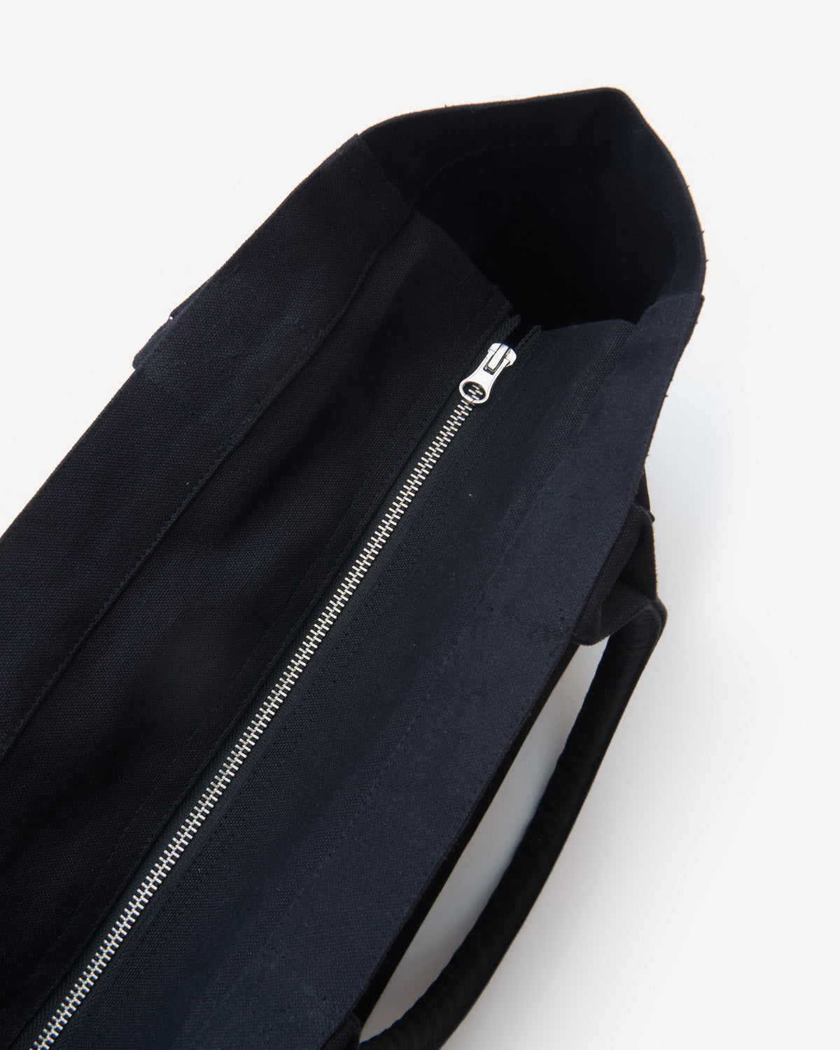 Einkaufstasche yenky zipped mit logo aus baumwolle - Schwarz - Woman - 3